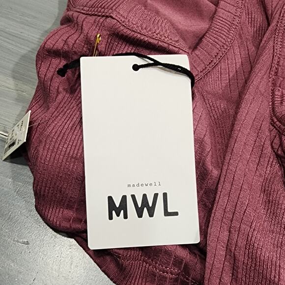 Madewell Variegated Rib Crop Tank XL Style NJ129 - Picture 4 of 8